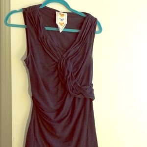 Anthropologie navy blue tee.